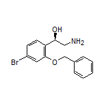 (R)-2-Amino-1-[2-(benzyloxy)-4-bromophenyl]ethanol