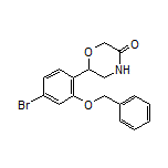 6-[2-(Benzyloxy)-4-bromophenyl]morpholin-3-one