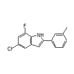 5-Chloro-7-fluoro-2-(m-tolyl)-1H-indole