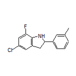 5-Chloro-7-fluoro-2-(m-tolyl)indoline