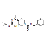 (3S,4S)-N-Boc-1-Cbz-4-methoxypiperidin-3-amine