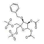 (3R,4S)-4-(Benzyloxy)-5,5-bis[[(methylsulfonyl)oxy]methyl]tetrahydrofuran-2,3-diyl Diacetate