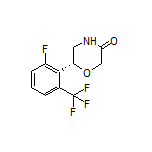 (R)-6-[2-Fluoro-6-(trifluoromethyl)phenyl]morpholin-3-one
