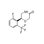 (S)-6-[2-Fluoro-6-(trifluoromethyl)phenyl]morpholin-3-one