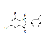 5-Chloro-7-fluoro-3-oxo-2-(m-tolyl)-3H-indole 1-Oxide