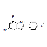 5-Chloro-7-fluoro-2-(4-methoxyphenyl)-1H-indole
