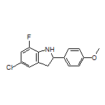 5-Chloro-7-fluoro-2-(4-methoxyphenyl)indoline