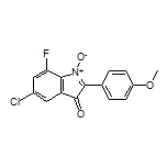 5-Chloro-7-fluoro-2-(4-methoxyphenyl)-3-oxo-3H-indole 1-Oxide