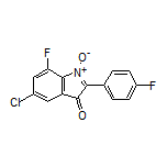 5-Chloro-7-fluoro-2-(4-fluorophenyl)-3-oxo-3H-indole 1-Oxide