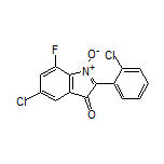 5-Chloro-2-(2-chlorophenyl)-7-fluoro-3-oxo-3H-indole 1-Oxide