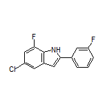 5-Chloro-7-fluoro-2-(3-fluorophenyl)-1H-indole