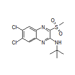 N-(tert-Butyl)-6,7-dichloro-3-(methylsulfonyl)quinoxalin-2-amine