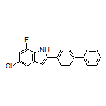 2-(4-Biphenylyl)-5-chloro-7-fluoro-1H-indole