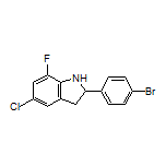 2-(4-Bromophenyl)-5-chloro-7-fluoroindoline