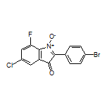 2-(4-Bromophenyl)-5-chloro-7-fluoro-3-oxo-3H-indole 1-Oxide