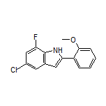 5-Chloro-7-fluoro-2-(2-methoxyphenyl)-1H-indole