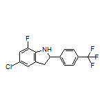 5-Chloro-7-fluoro-2-[4-(trifluoromethyl)phenyl]indoline