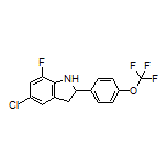 5-Chloro-7-fluoro-2-[4-(trifluoromethoxy)phenyl]indoline