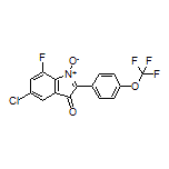 5-Chloro-7-fluoro-3-oxo-2-[4-(trifluoromethoxy)phenyl]-3H-indole 1-Oxide