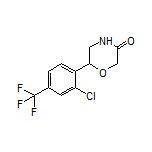 6-[2-Chloro-4-(trifluoromethyl)phenyl]morpholin-3-one