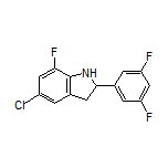 5-Chloro-2-(3,5-difluorophenyl)-7-fluoroindoline