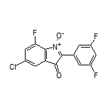 5-Chloro-2-(3,5-difluorophenyl)-7-fluoro-3-oxo-3H-indole 1-Oxide