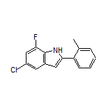 5-Chloro-7-fluoro-2-(o-tolyl)-1H-indole