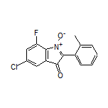 5-Chloro-7-fluoro-3-oxo-2-(o-tolyl)-3H-indole 1-Oxide