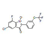 5-Chloro-7-fluoro-3-oxo-2-(3-(trifluoromethoxy)phenyl)-3H-indole 1-Oxide