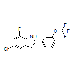 5-Chloro-7-fluoro-2-[3-(trifluoromethoxy)phenyl]indoline