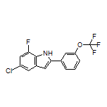 5-Chloro-7-fluoro-2-[3-(trifluoromethoxy)phenyl]-1H-indole