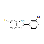 2-(3-Chlorophenyl)-6-fluoro-1H-indole