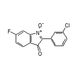 2-(3-Chlorophenyl)-6-fluoro-3-oxo-3H-indole 1-Oxide