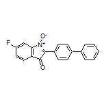 2-(4-Biphenylyl)-6-fluoro-3-oxo-3H-indole 1-Oxide