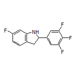 6-Fluoro-2-(3,4,5-trifluorophenyl)indoline