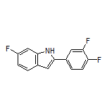 2-(3,4-Difluorophenyl)-6-fluoro-1H-indole