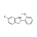 6-Fluoro-2-(2-methoxyphenyl)indoline