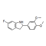 2-(3,4-Dimethoxyphenyl)-6-fluoroindoline