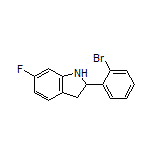 2-(2-Bromophenyl)-6-fluoroindoline
