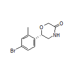 (S)-6-(4-Bromo-2-methylphenyl)morpholin-3-one