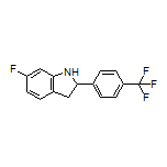 6-Fluoro-2-[4-(trifluoromethyl)phenyl]indoline