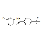 6-Fluoro-2-[4-(trifluoromethyl)phenyl]-1H-indole