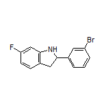 2-(3-Bromophenyl)-6-fluoroindoline