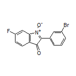 2-(3-Bromophenyl)-6-fluoro-3-oxo-3H-indole 1-Oxide
