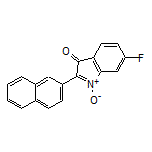 6-Fluoro-2-(naphthalen-2-yl)-3-oxo-3H-indole 1-Oxide
