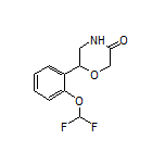 6-[2-(Difluoromethoxy)phenyl]morpholin-3-one
