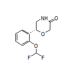 (R)-6-[2-(Difluoromethoxy)phenyl]morpholin-3-one
