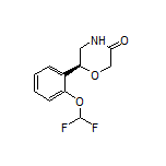 (S)-6-[2-(Difluoromethoxy)phenyl]morpholin-3-one