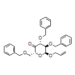 (2R,4R,5R,6S)-6-(Allyloxy)-4,5-bis(benzyloxy)-2-[(benzyloxy)methyl]dihydro-2H-pyran-3(4H)-one