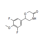6-(3,5-Difluoro-4-methoxyphenyl)morpholin-3-one